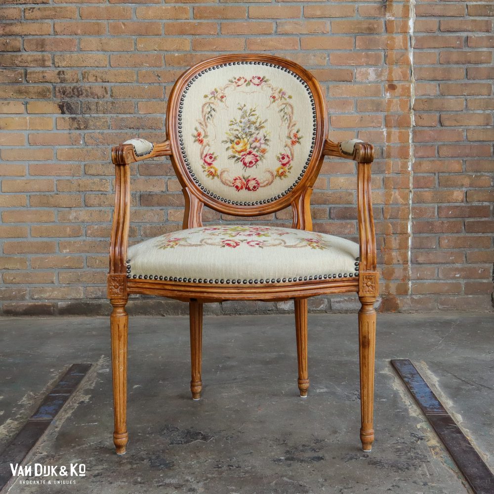 Vintage Louis XV stoel - Afbeelding 2