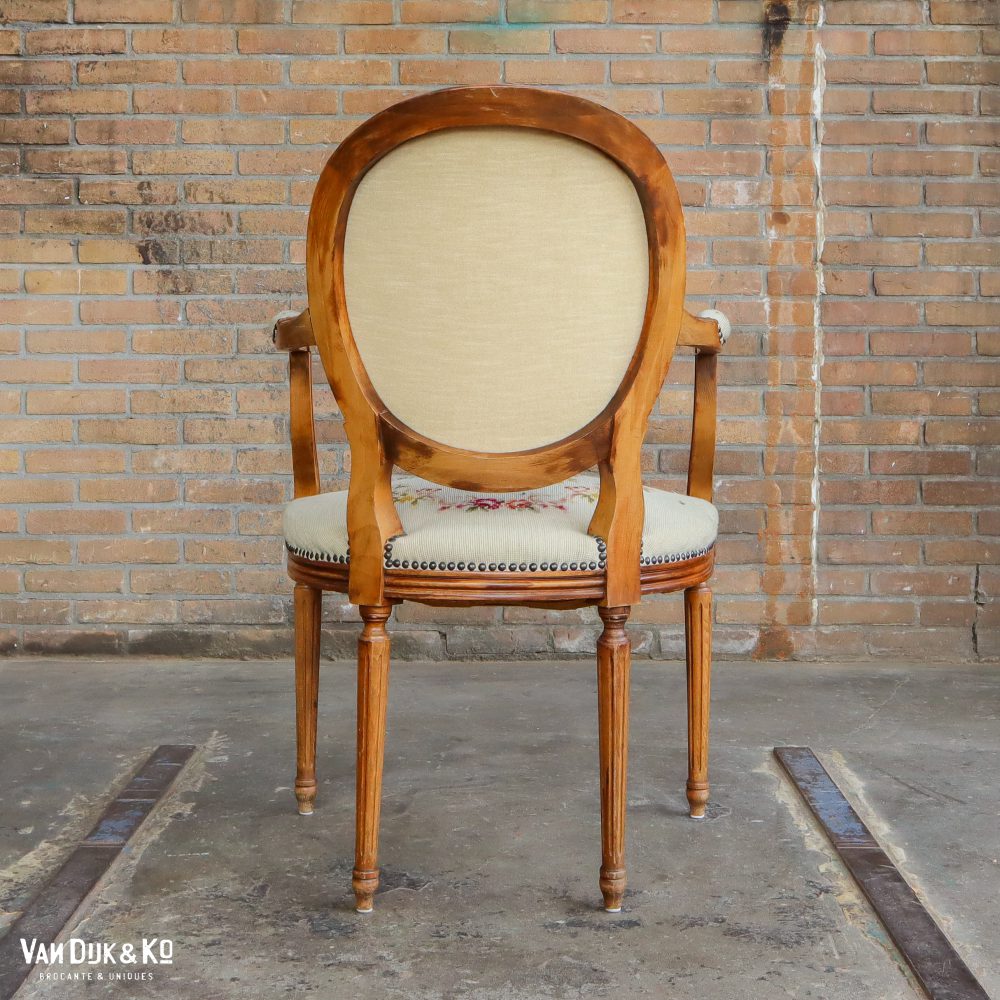 Vintage Louis XV stoel - Afbeelding 4