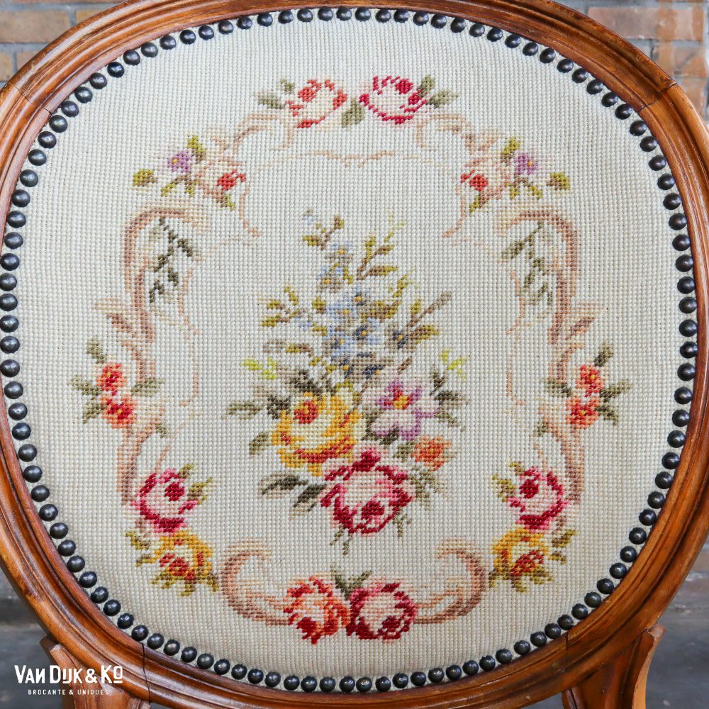 Vintage Louis XV stoel - Afbeelding 5