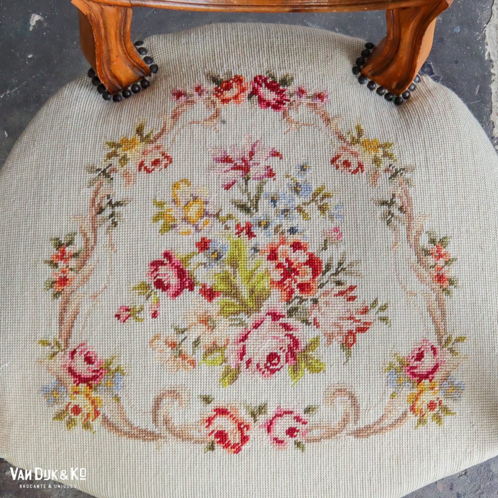 Vintage Louis XV stoel - Afbeelding 8