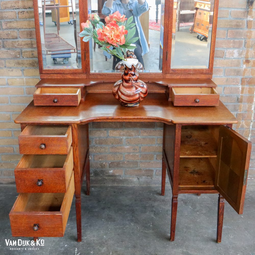 Antieke kaptafel - Afbeelding 3
