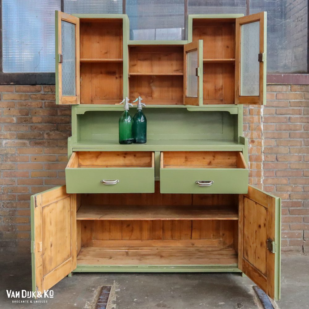 Buffetkast met mousseline glas - Afbeelding 3