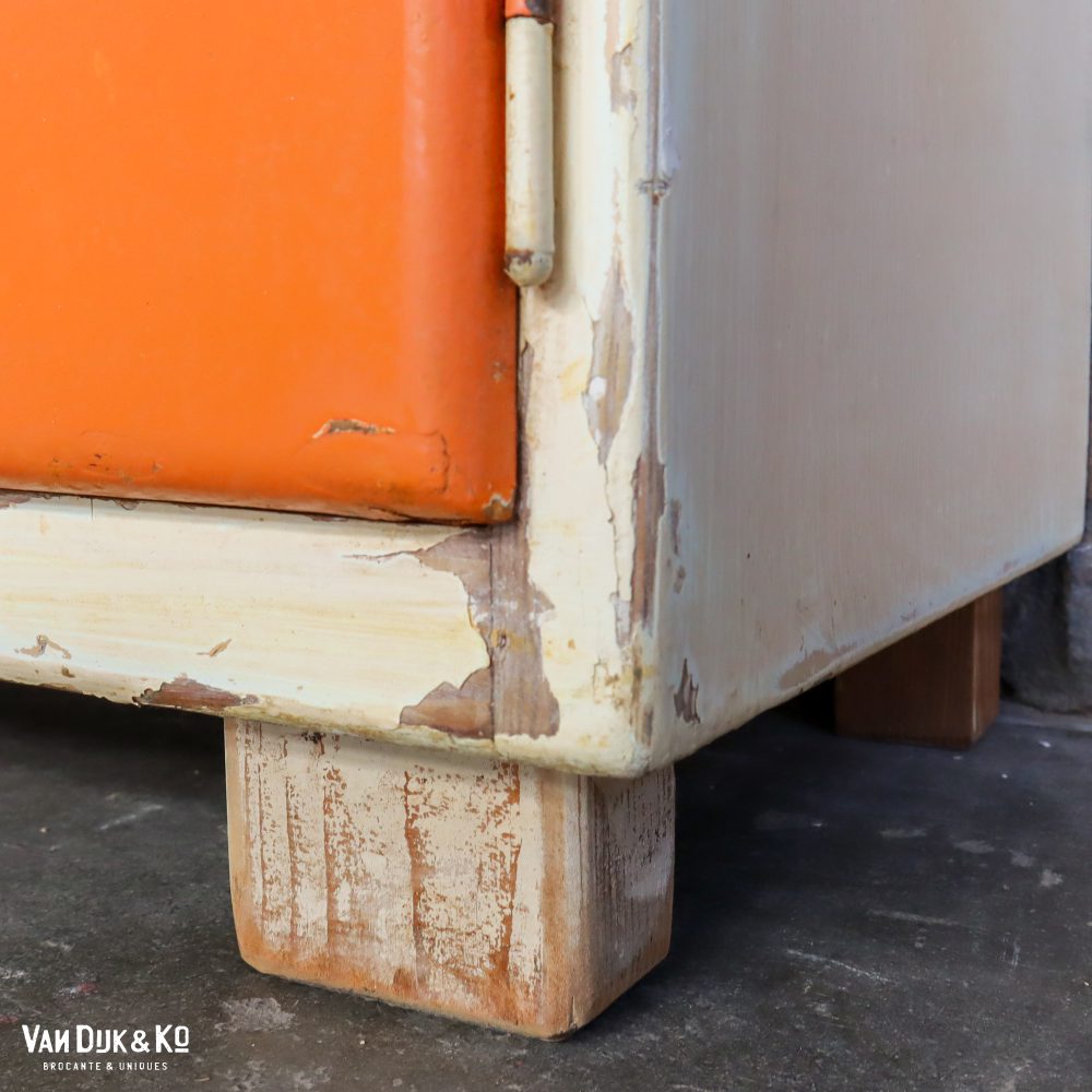 Brocante oranje kastje - Afbeelding 8
