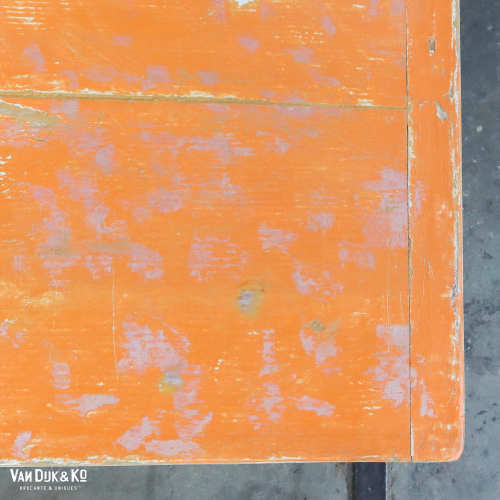 Brocante bureautje met grote la - Afbeelding 6
