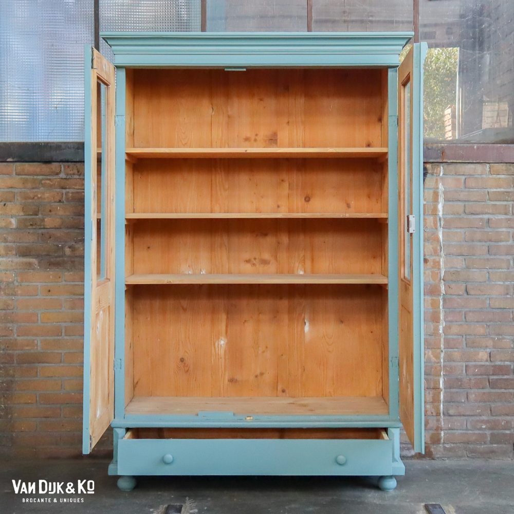 Brocante vitrinekast - Afbeelding 3