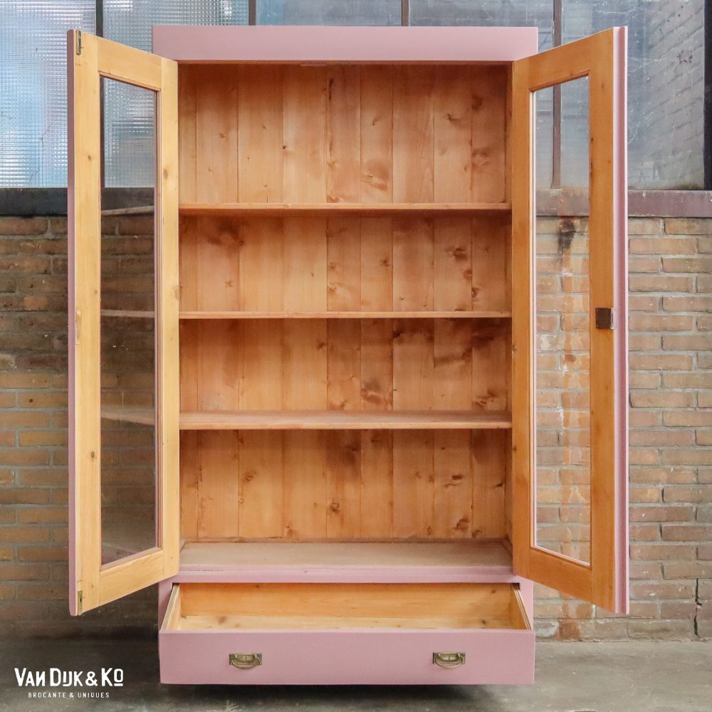 Roze vitrinekast - Afbeelding 3