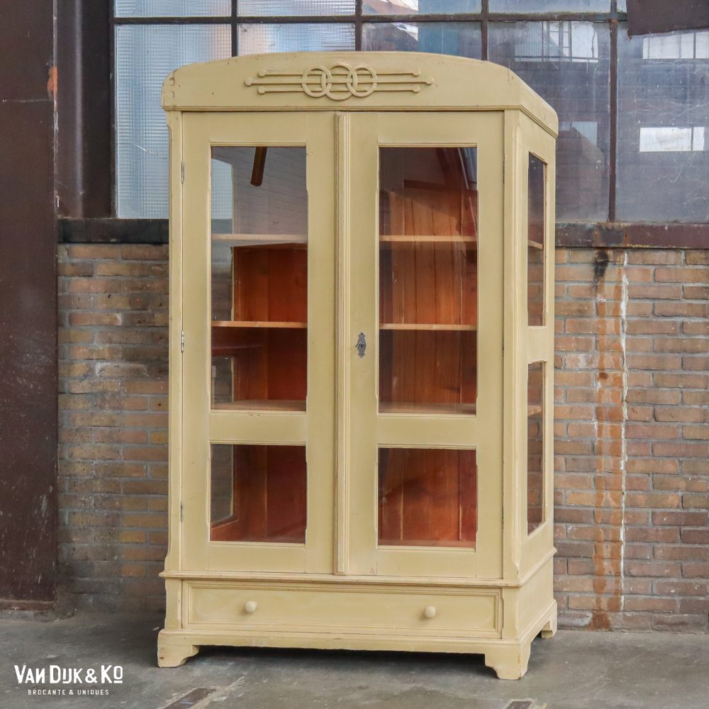 Brocante vitrinekast - Afbeelding 2
