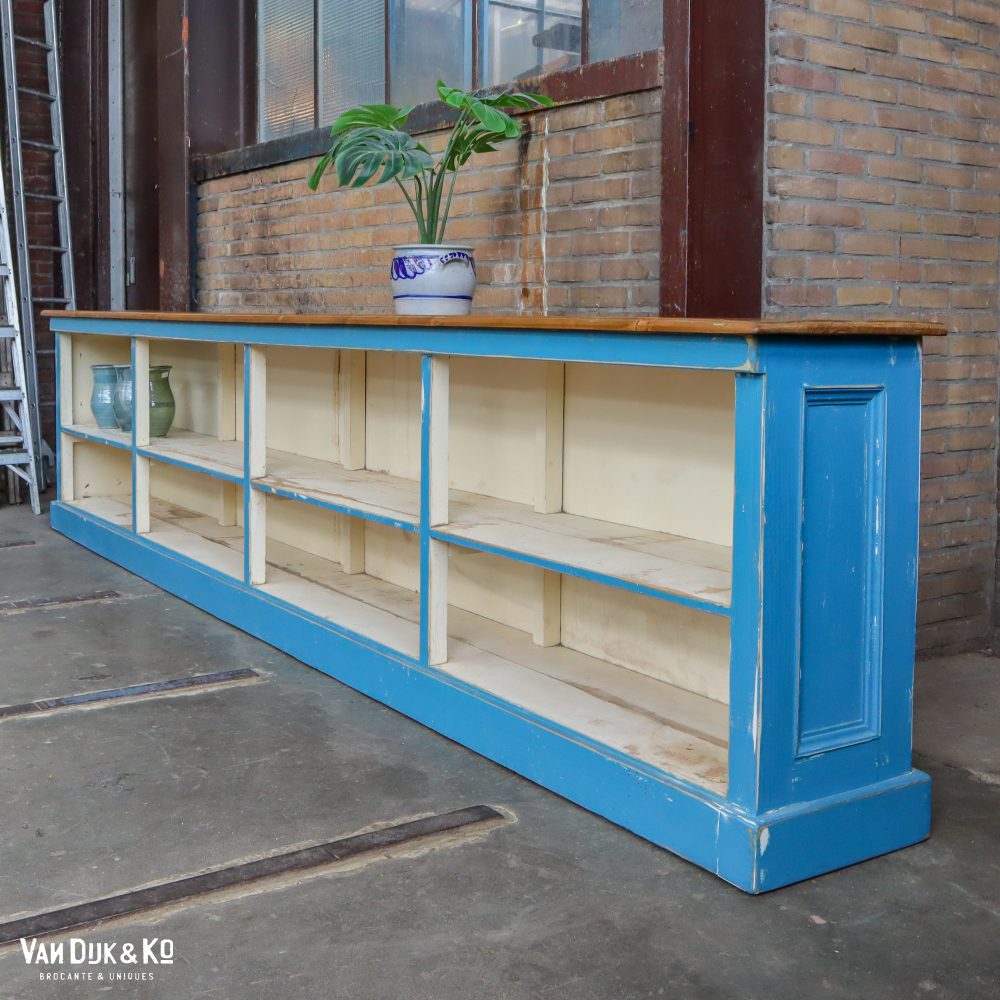 Blauw/witte open toog - Afbeelding 2