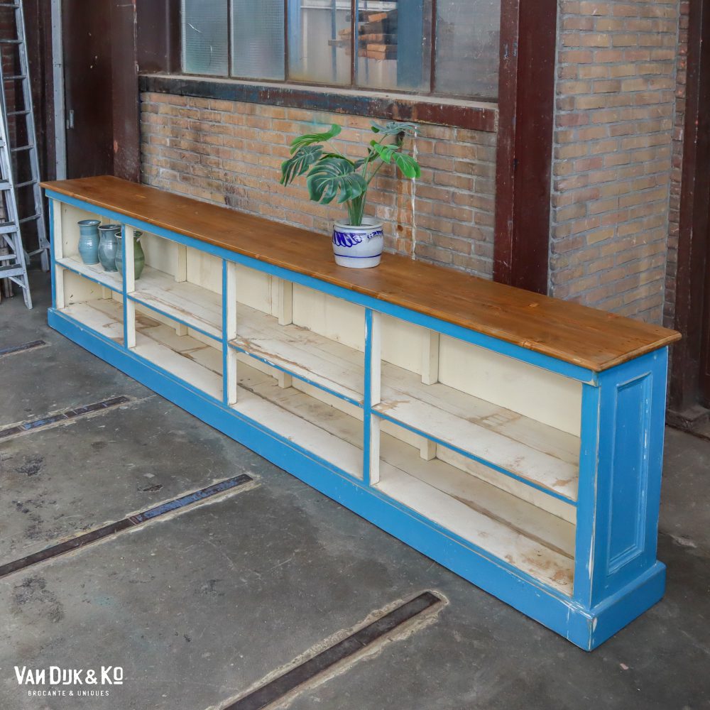 Blauw/witte open toog - Afbeelding 3