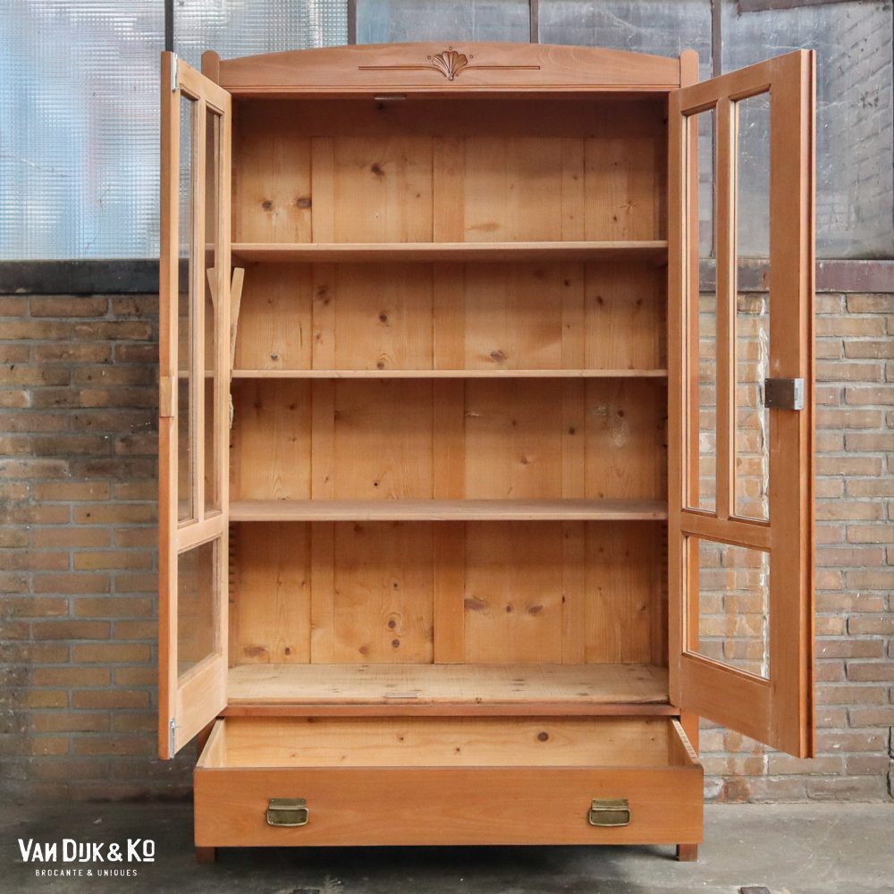 Brocante vitrinekast - Afbeelding 3