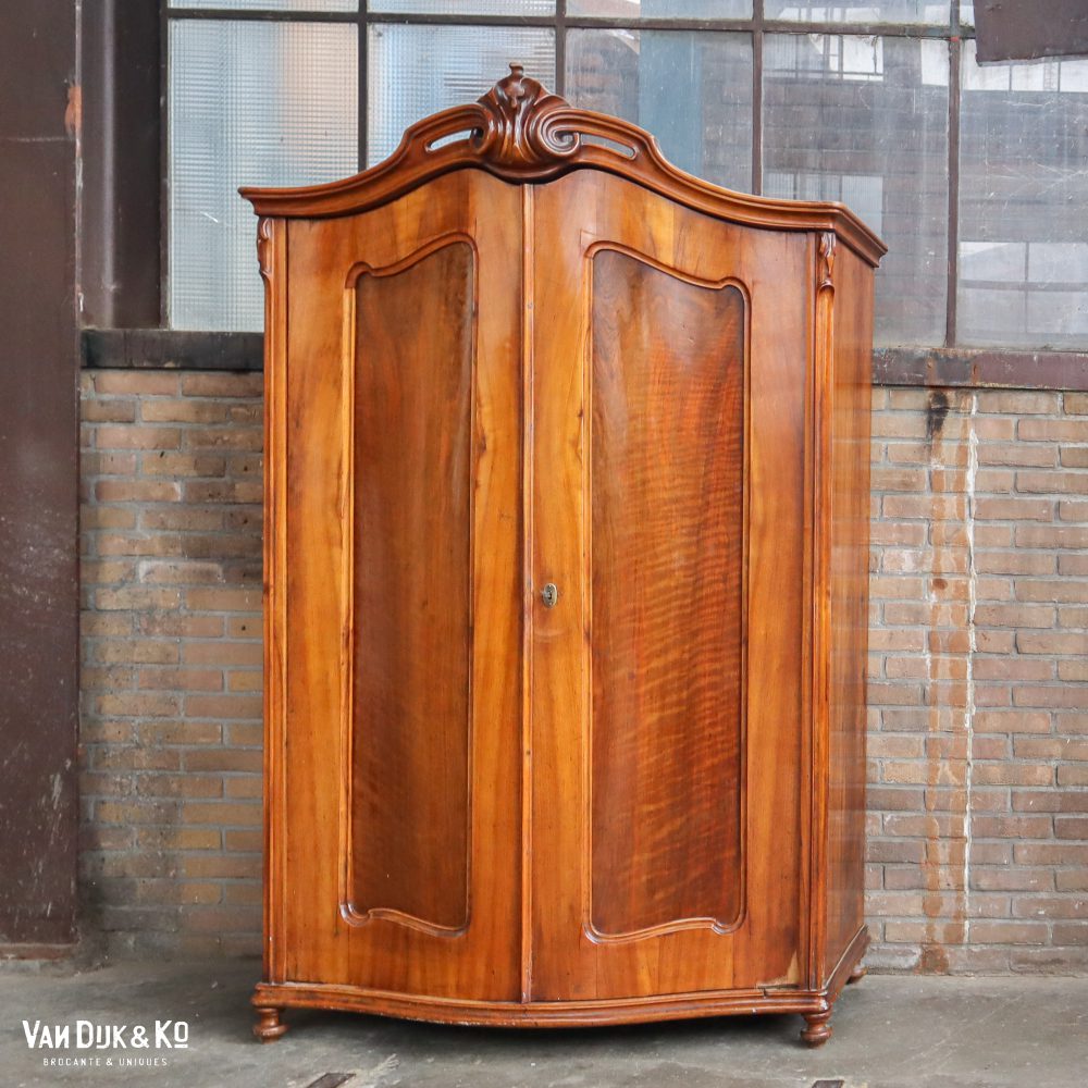 Bruine antieke kast - Afbeelding 2