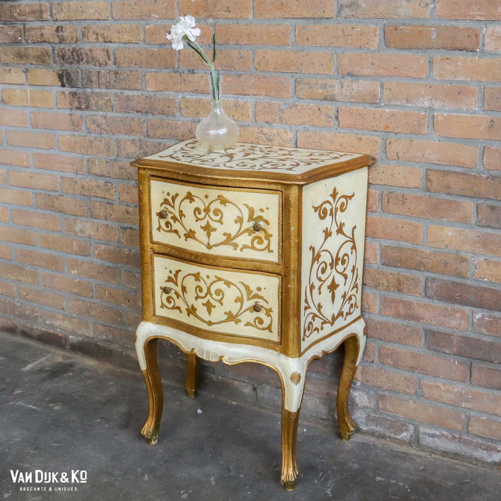 Mid Century Italiaanse Florentijnse kastje - Afbeelding 2