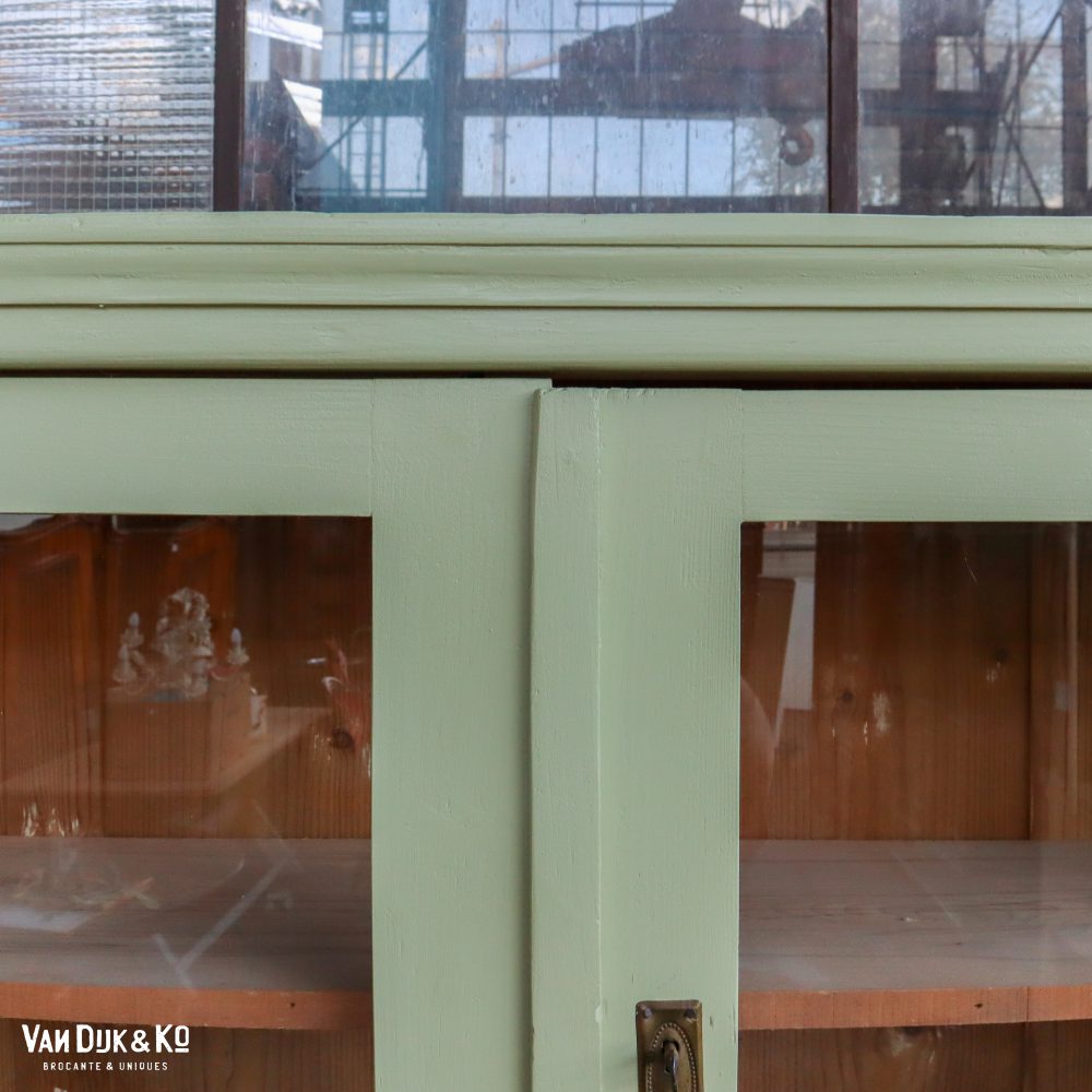 Groene brocante buffetkast - Afbeelding 5