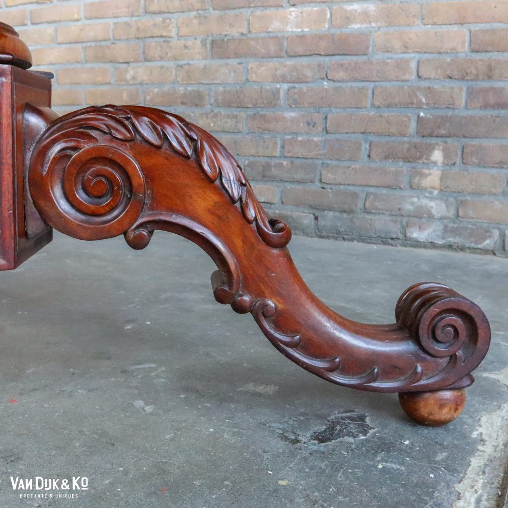 Ronde brocante eettafel - Afbeelding 8