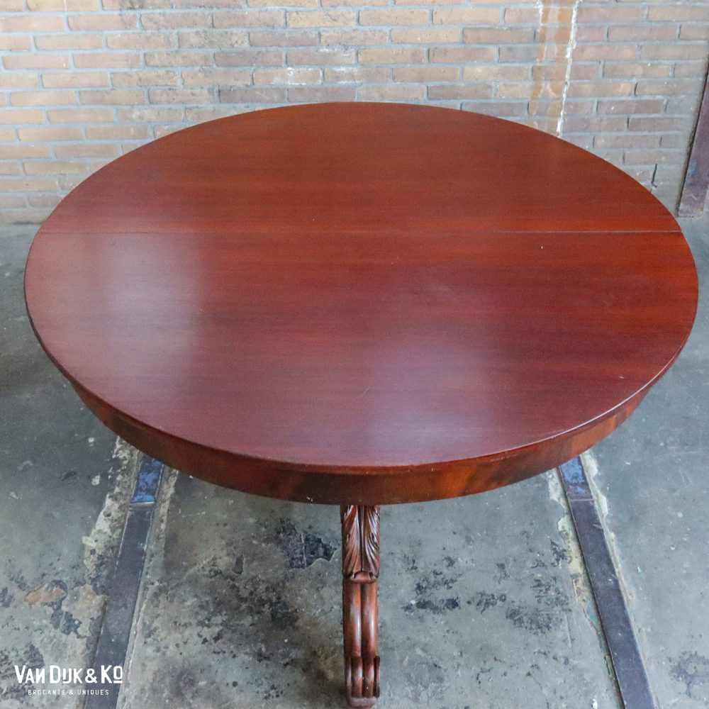 Ronde brocante eettafel - Afbeelding 3