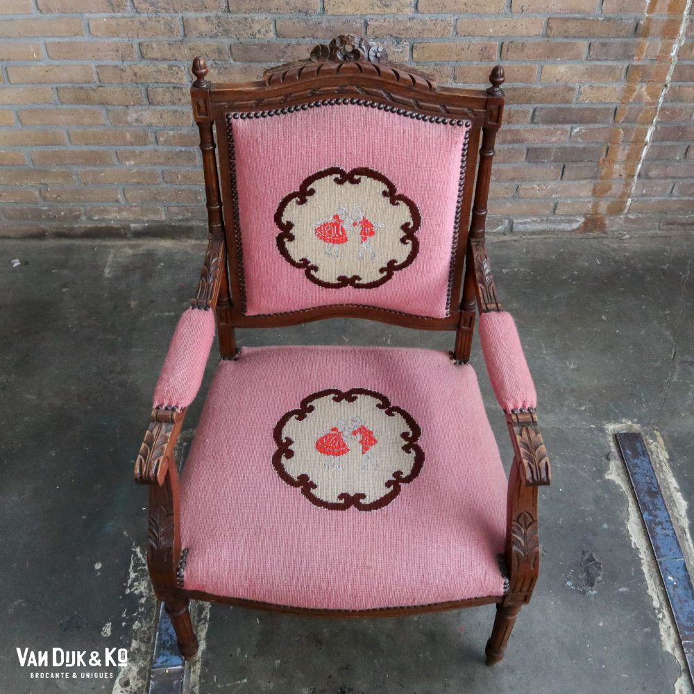 Brocante fauteuil - Afbeelding 2