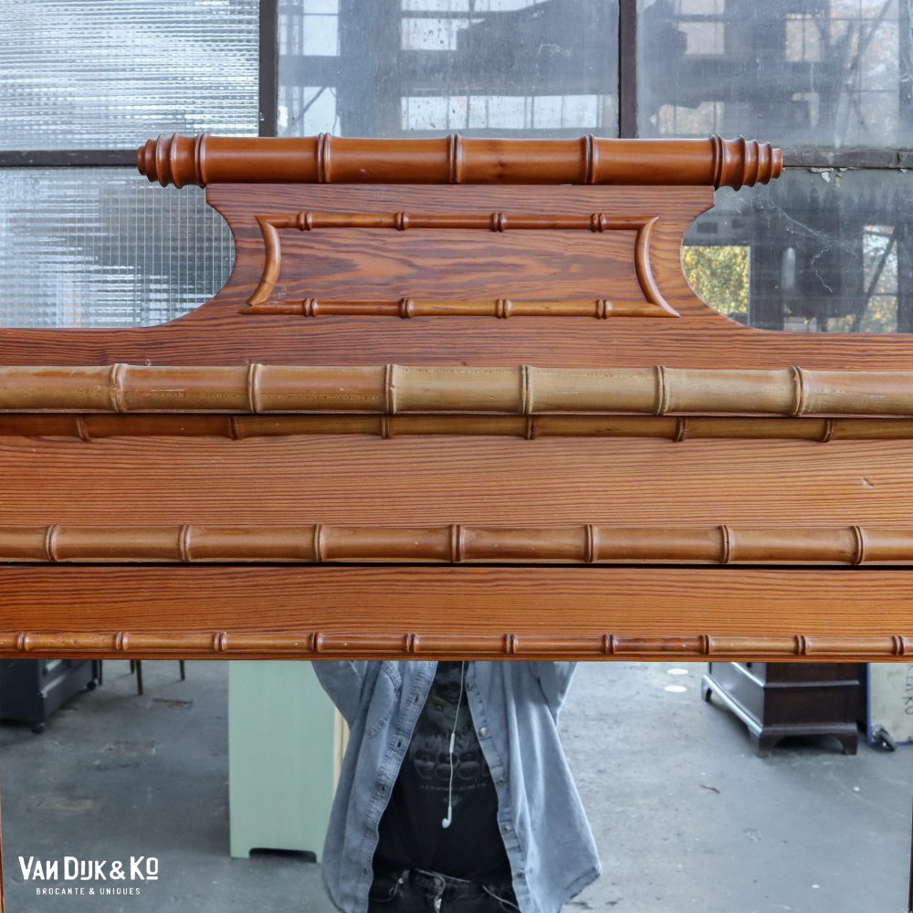 Faux bamboo spiegelkast - Afbeelding 5