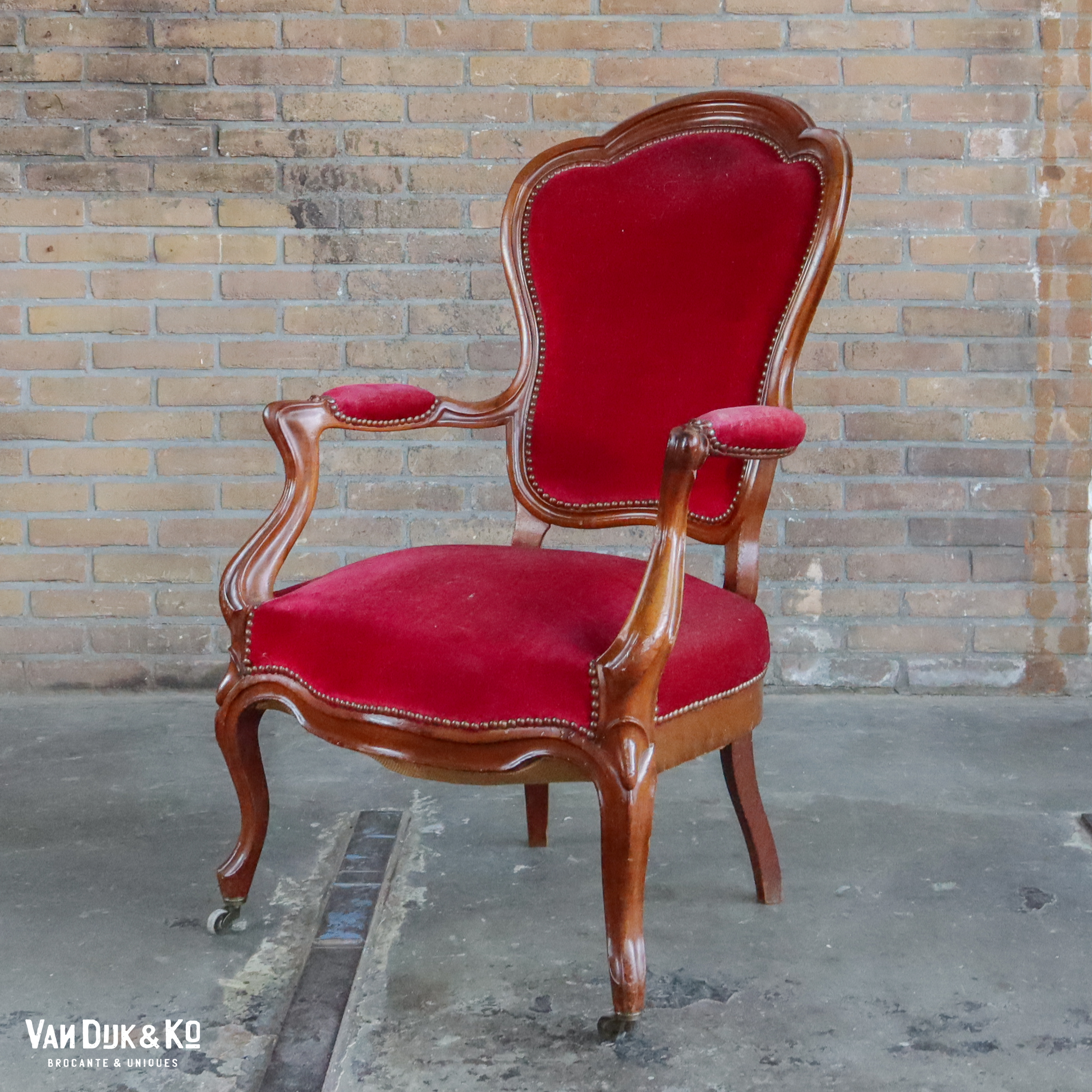 Brocante fauteuil Van Dijk &