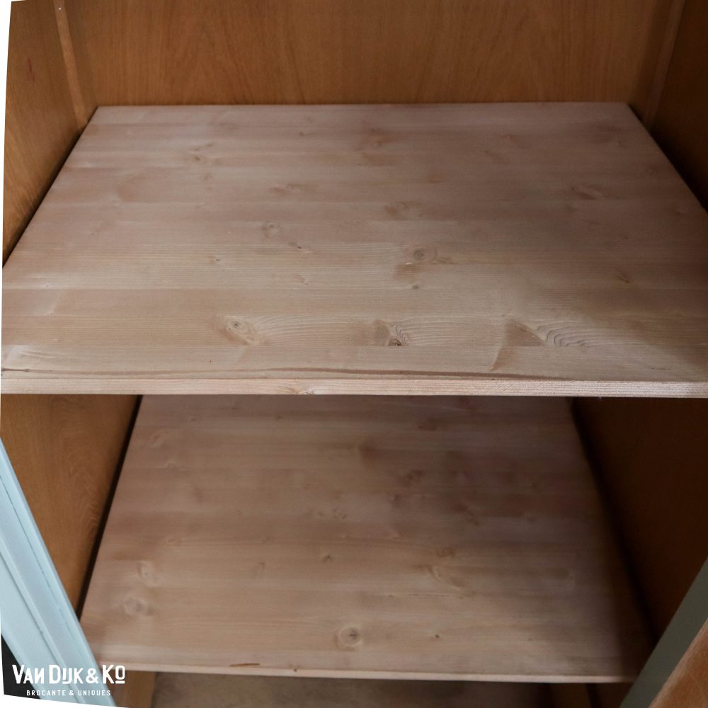 Brocante eendeurs linnenkast - Afbeelding 4
