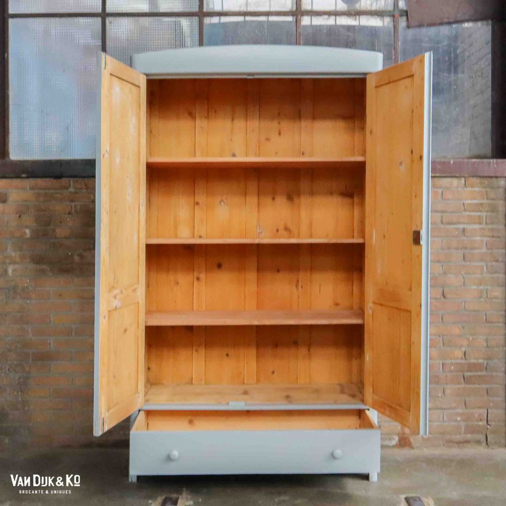 Brocante kledingkast - Afbeelding 3