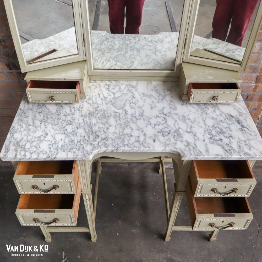 Brocante kaptafel - Afbeelding 4