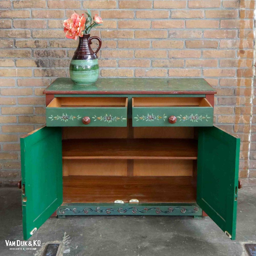 Hindeloopen onderkast - handbeschilderd - Afbeelding 3