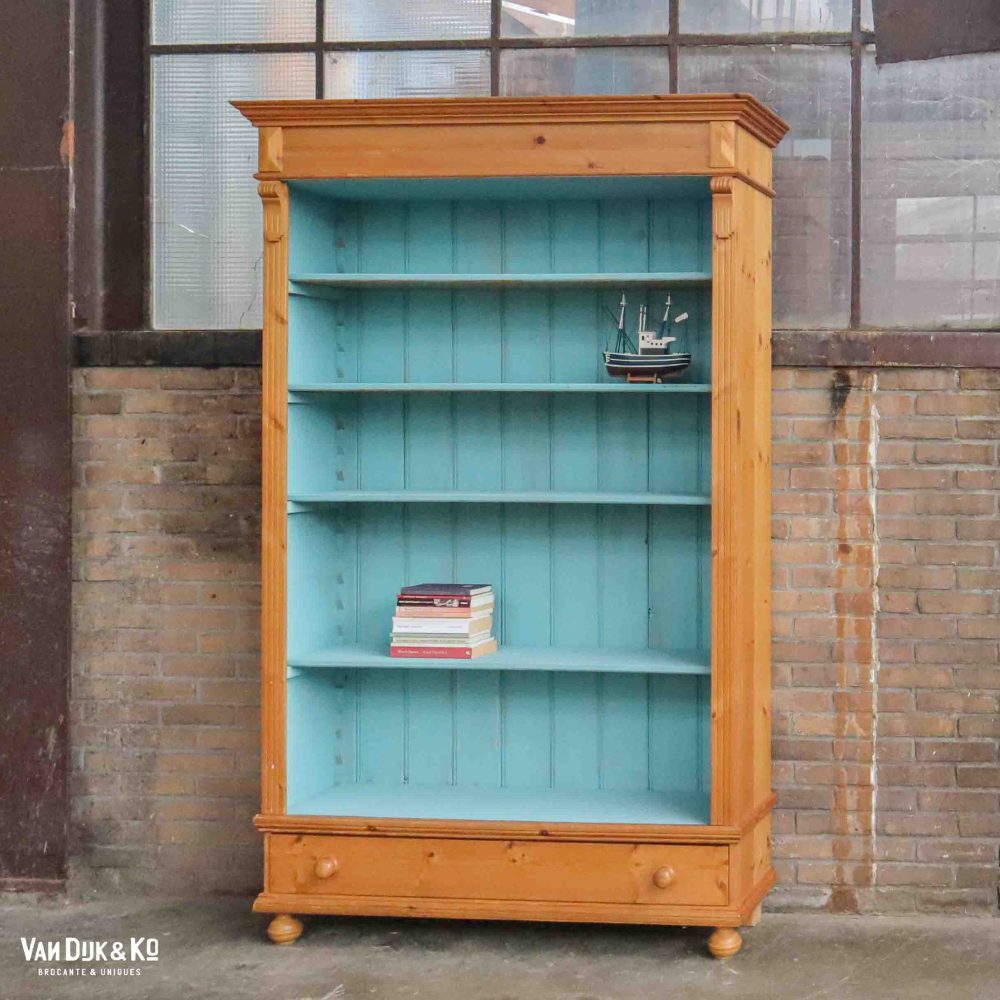 Grenen boekenkast - Afbeelding 2