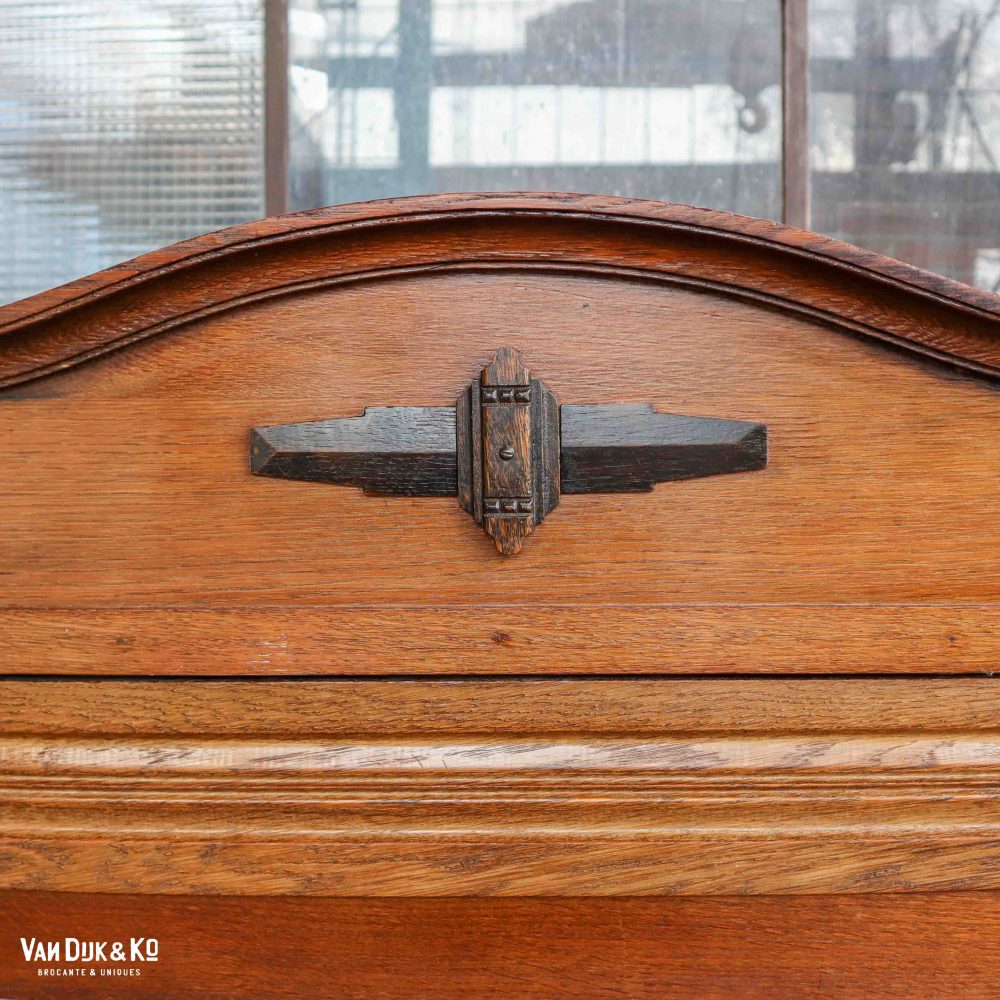 Vintage eendeurskast met spiegel - Afbeelding 5