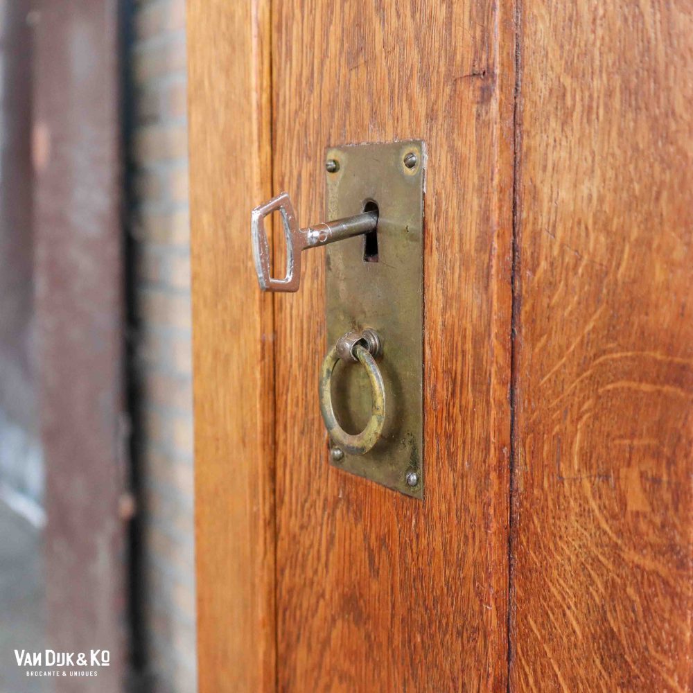 Vintage eendeurskast met spiegel - Afbeelding 10