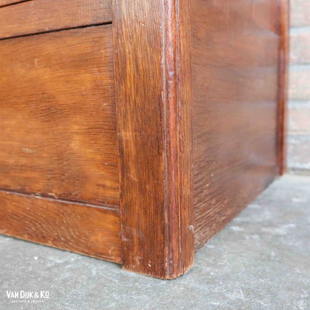 Vintage eendeurskast met spiegel - Afbeelding 12
