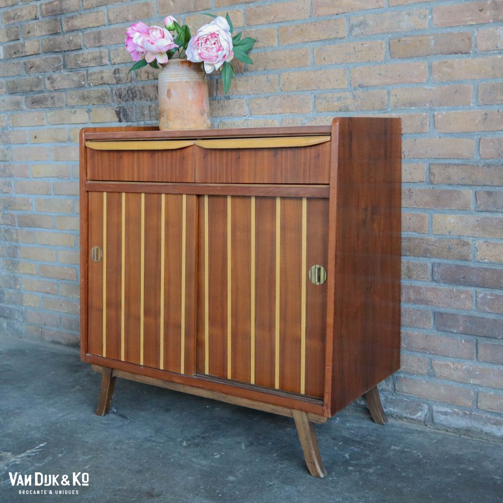 Vintage houten kastje - Afbeelding 2