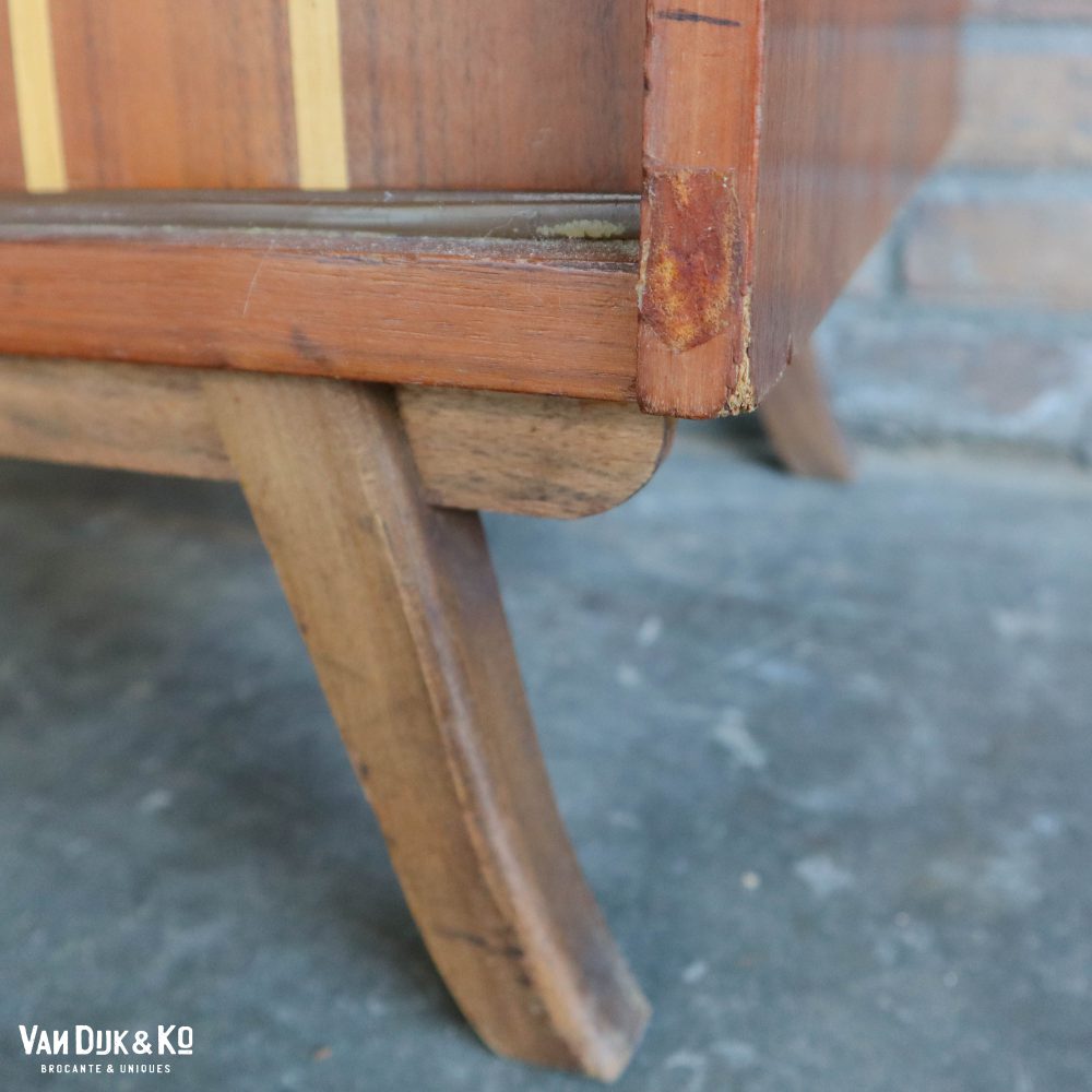 Vintage houten kastje - Afbeelding 8