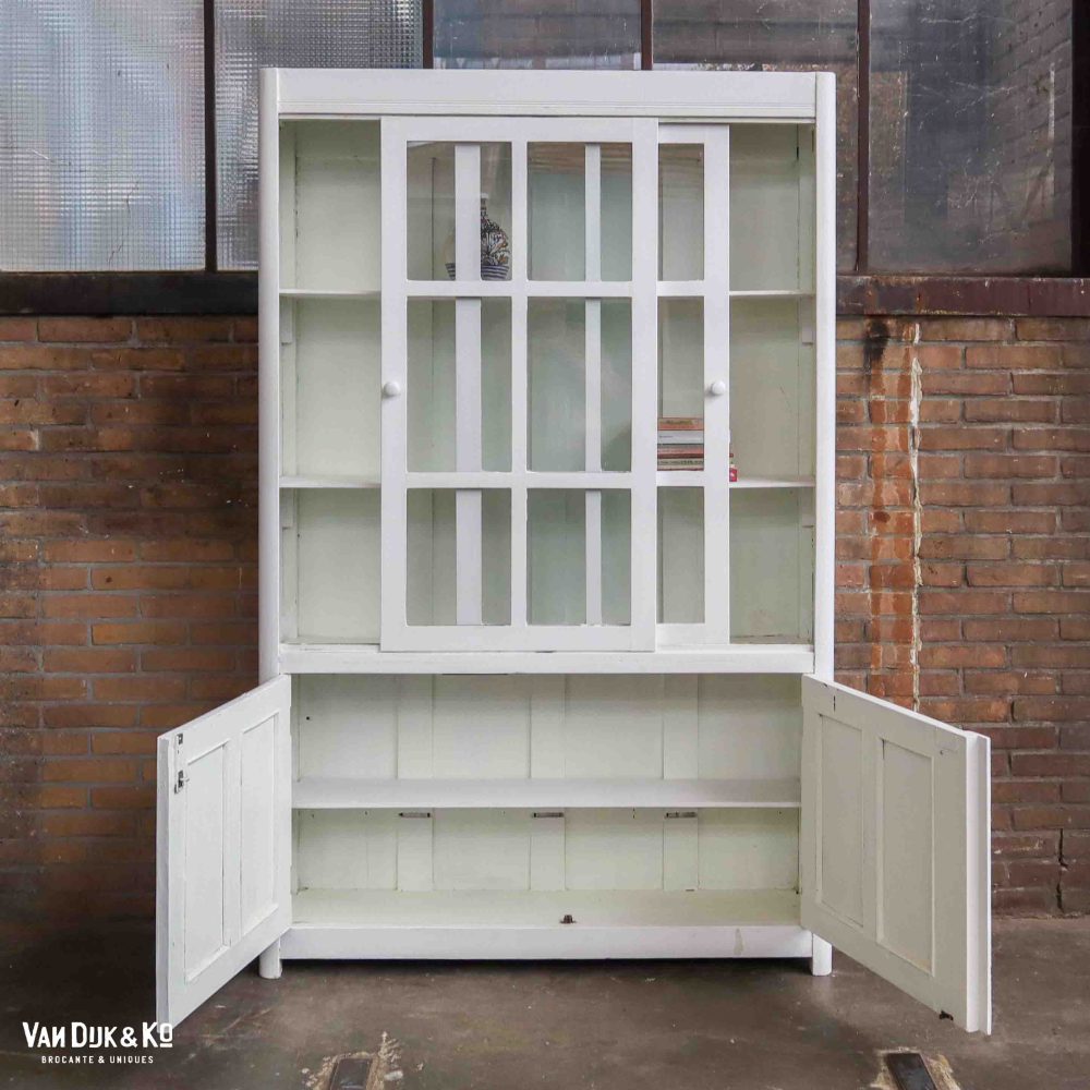 Brocante vitrinekast - Afbeelding 3