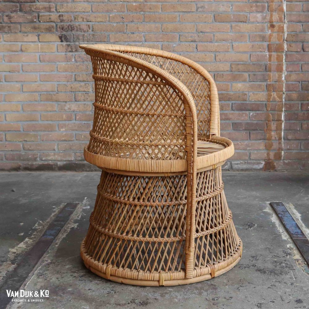 Vintage rotan fauteuil - Afbeelding 3