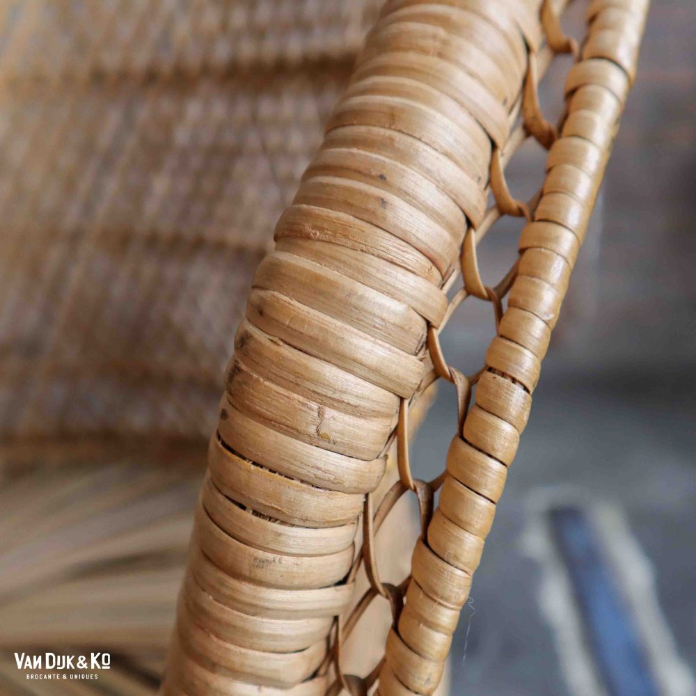 Vintage rotan fauteuil - Afbeelding 4