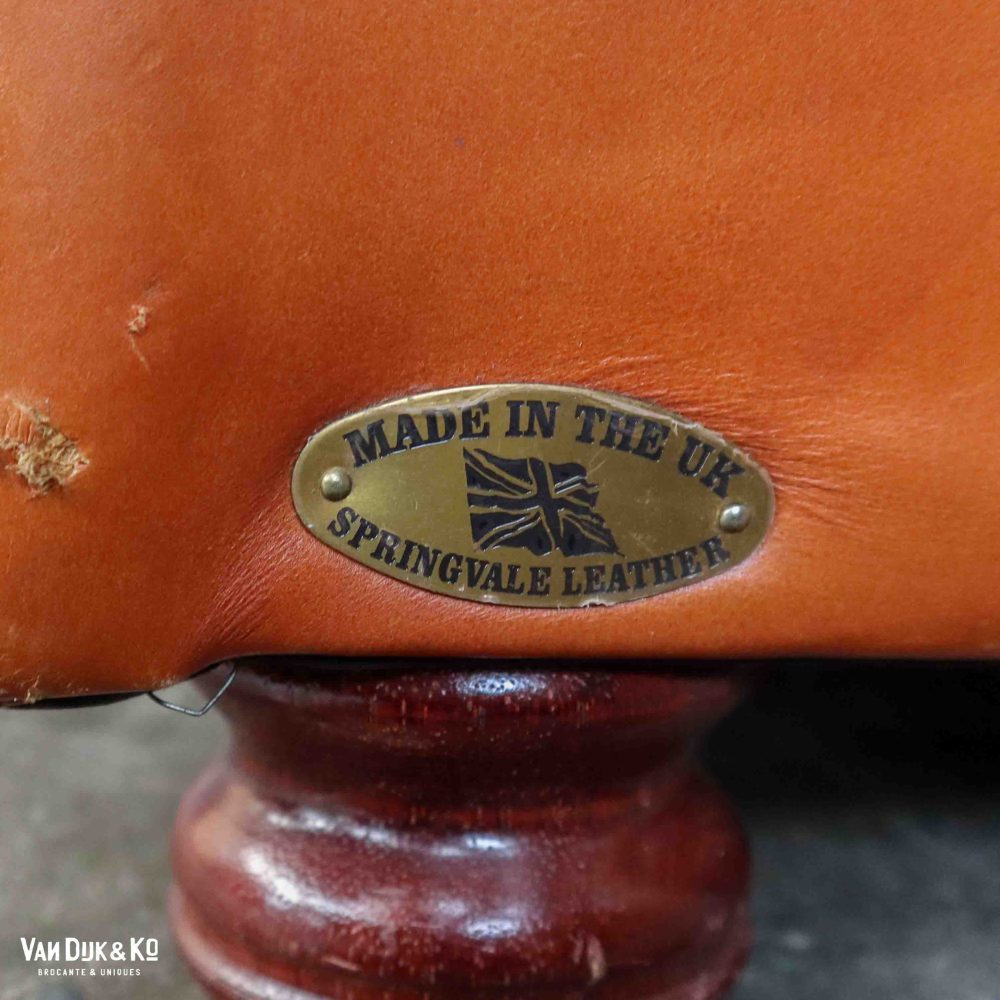 Leren Chesterfield bank - Afbeelding 10
