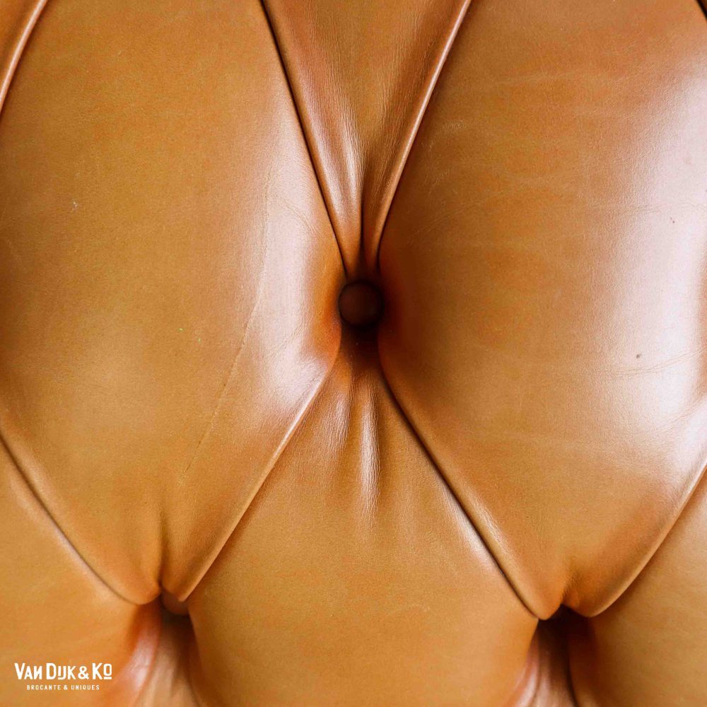 Leren Chesterfield bank - Afbeelding 5