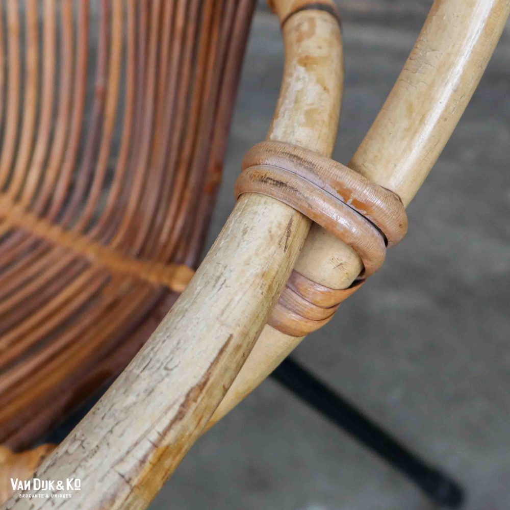 Vintage rotan stoeltje - Afbeelding 6