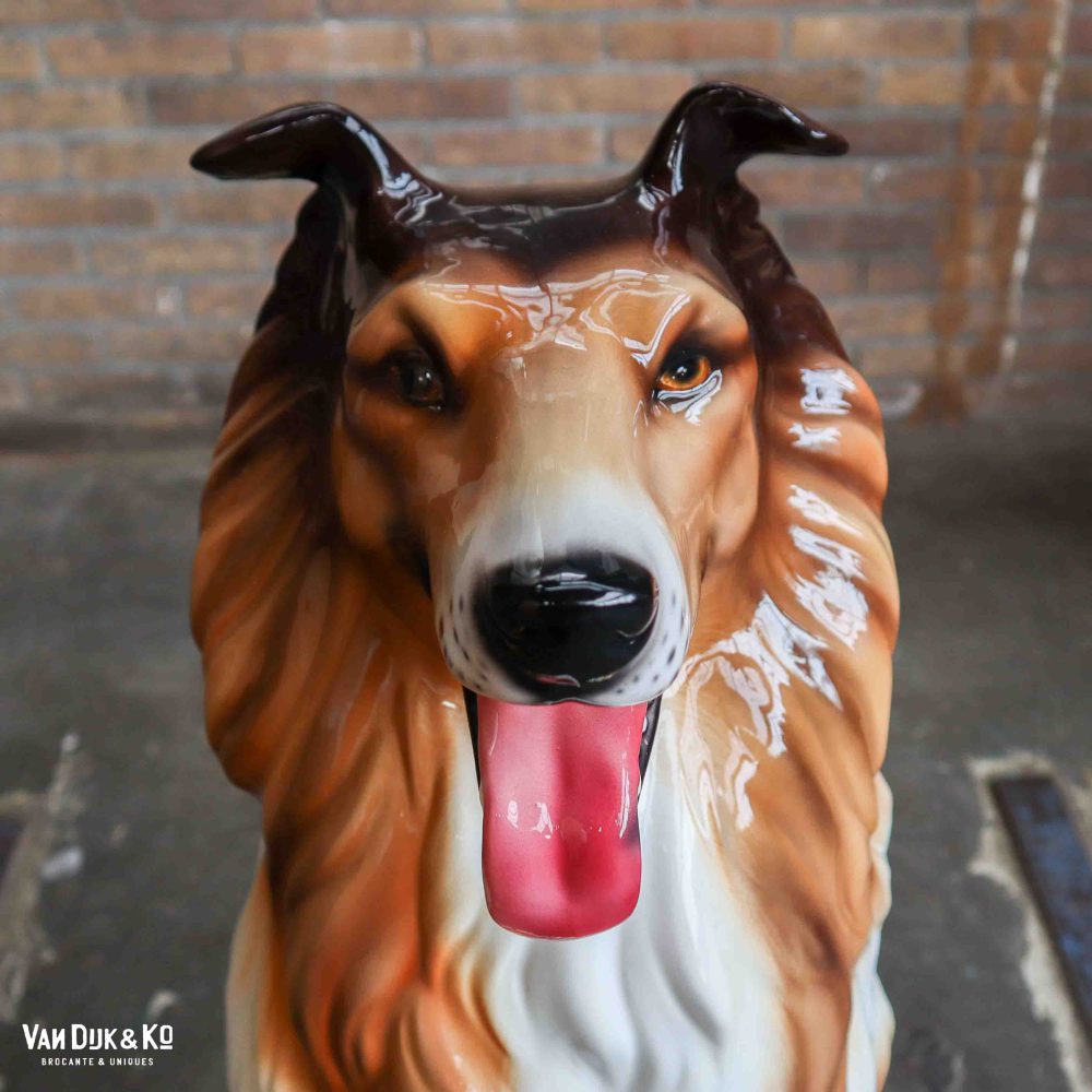 Vintage hond van Italiaans keramiek - Afbeelding 2