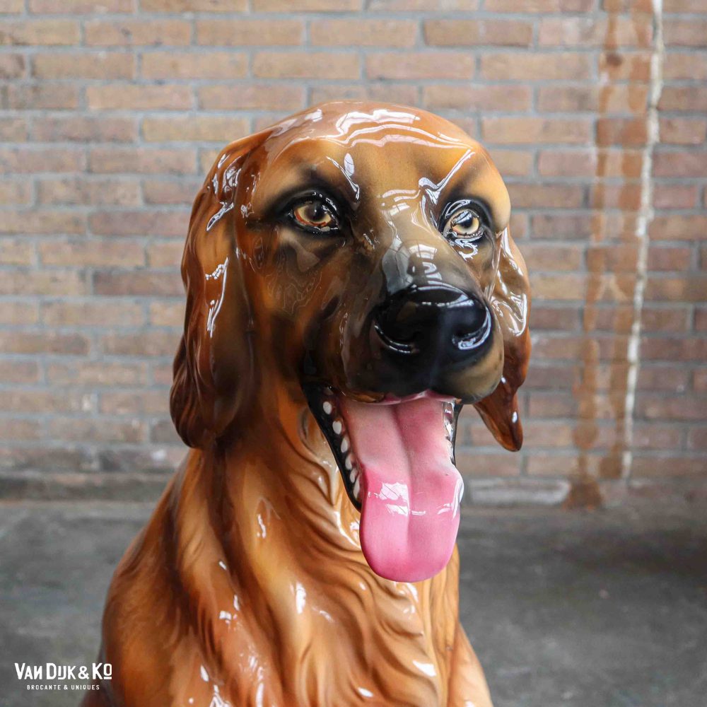 Vintage hond van Italiaans keramiek - Afbeelding 2