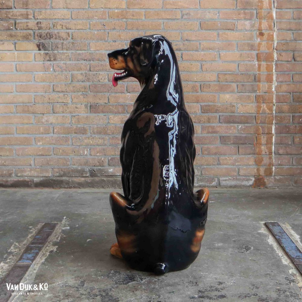 Vintage hond van Italiaans keramiek - Afbeelding 6