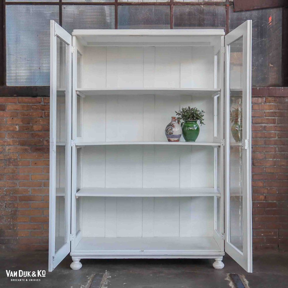 Brocante vitrinekast - Afbeelding 3