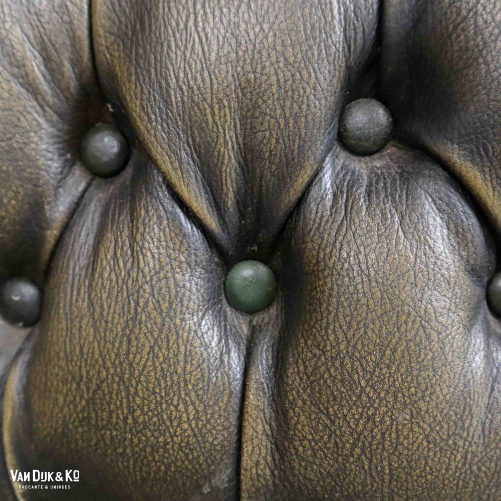 Leren Chesterfield bank - Afbeelding 5