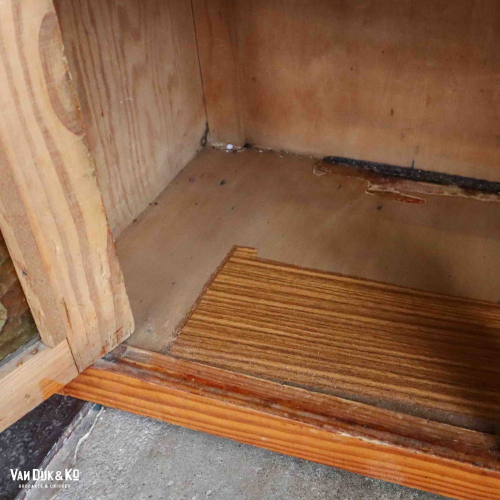 Hangkastje met glas in lood - Afbeelding 3