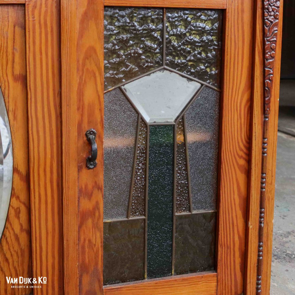 Hangkastje met glas in lood - Afbeelding 4