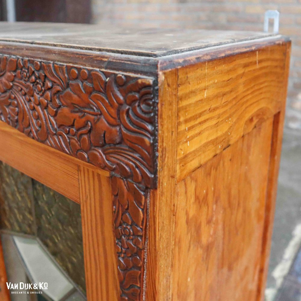 Hangkastje met glas in lood - Afbeelding 7