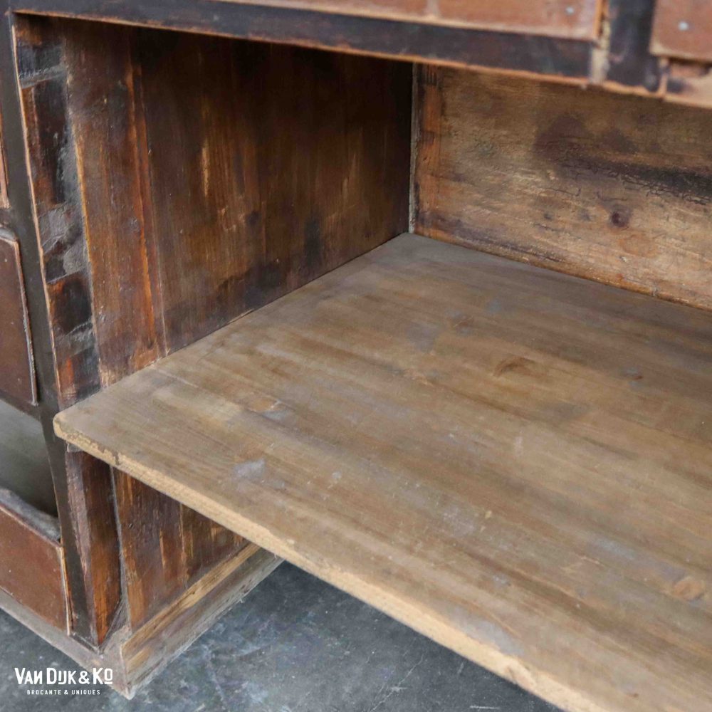 Brocante toonbank met lades - Afbeelding 7