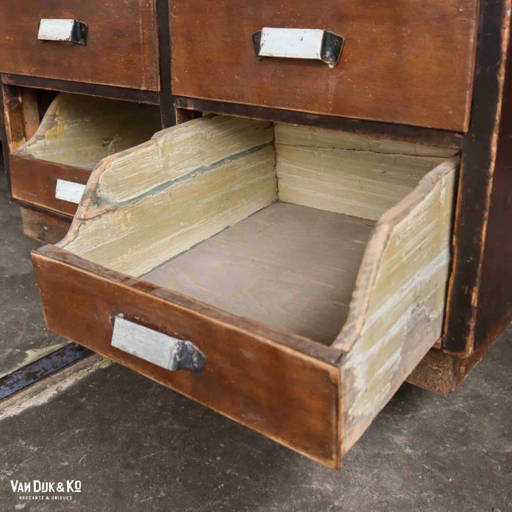 Brocante toonbank met lades - Afbeelding 5