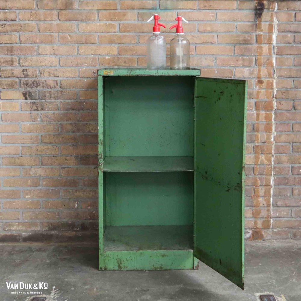 Industrieel groen kastje - Afbeelding 3