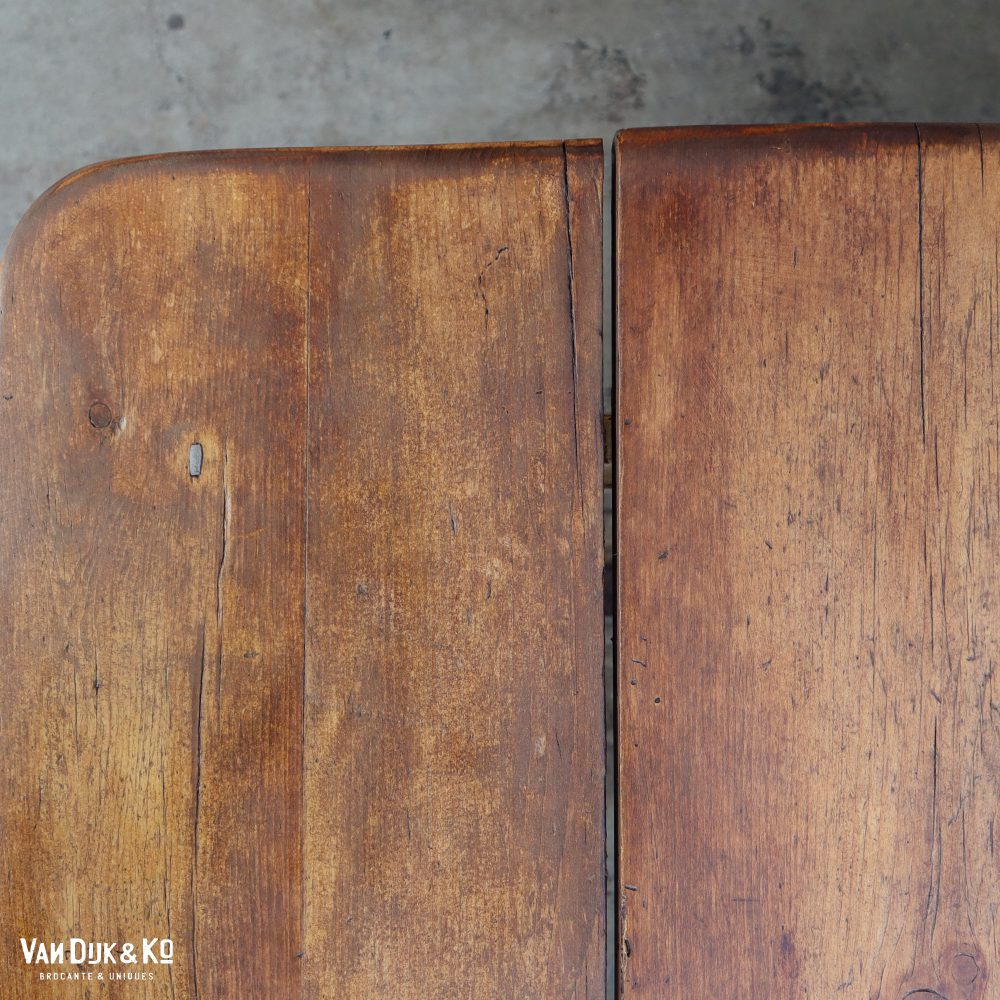 brocante houten tafel - Afbeelding 7